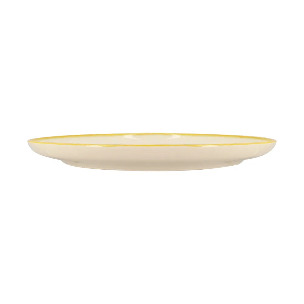 Lot de 4 assiettes Dolce Vita — Motif Citron