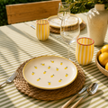 Lot de 6 assiettes Dolce Vita — Motif Citron